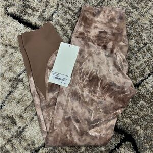 Lululemon Align Scallop Metallic Shine Leggings